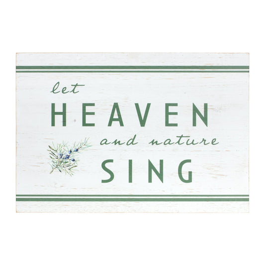 Rustic Wood Christmas Sentiment Sign 20"L