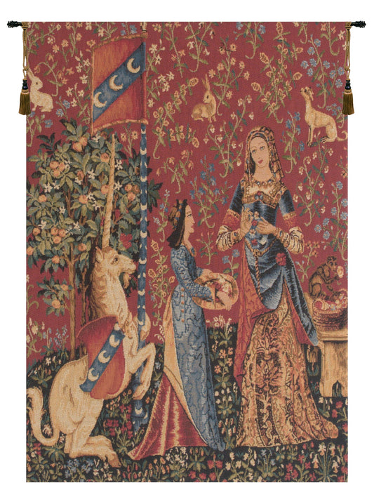 The Smell  L'odorat Small European Tapestry