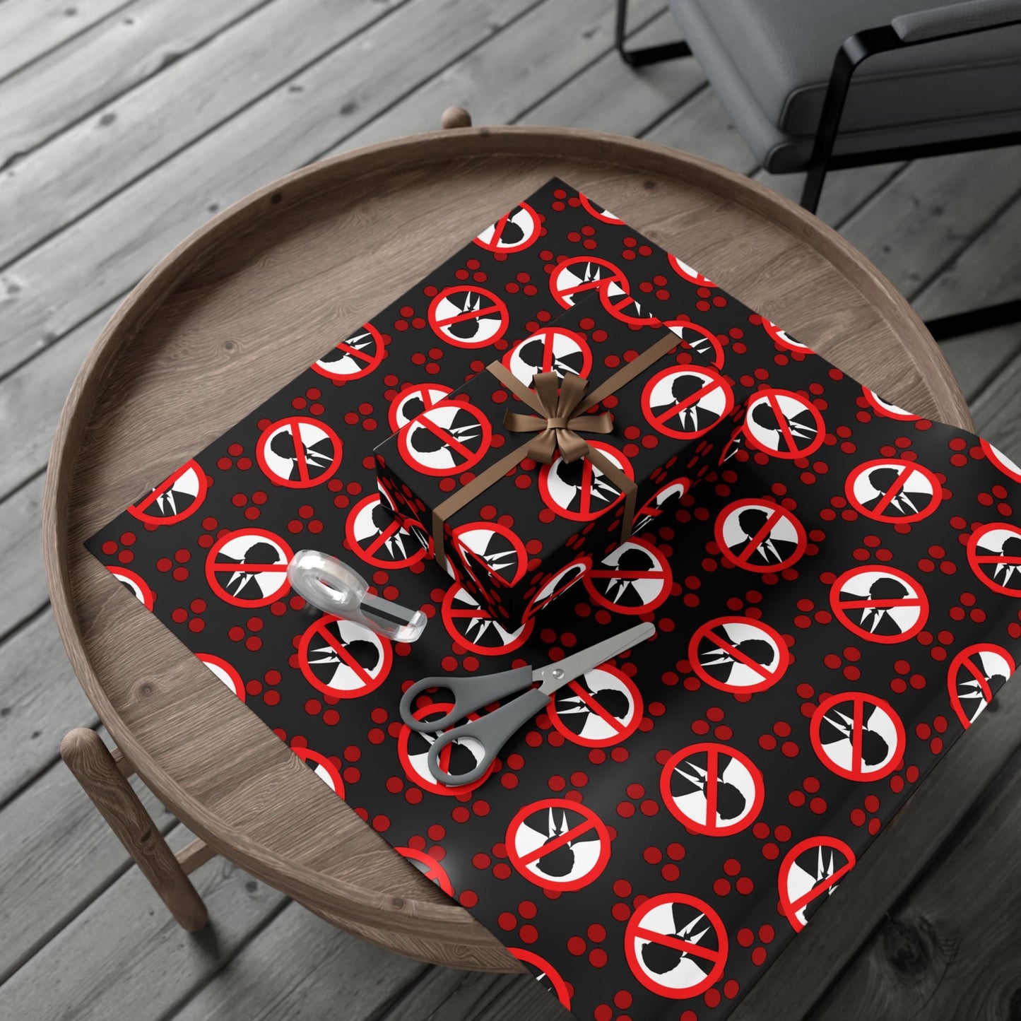 “Absolutely Not” Novelty Gift Wrap – Loud Opinions, Quiet Packaging