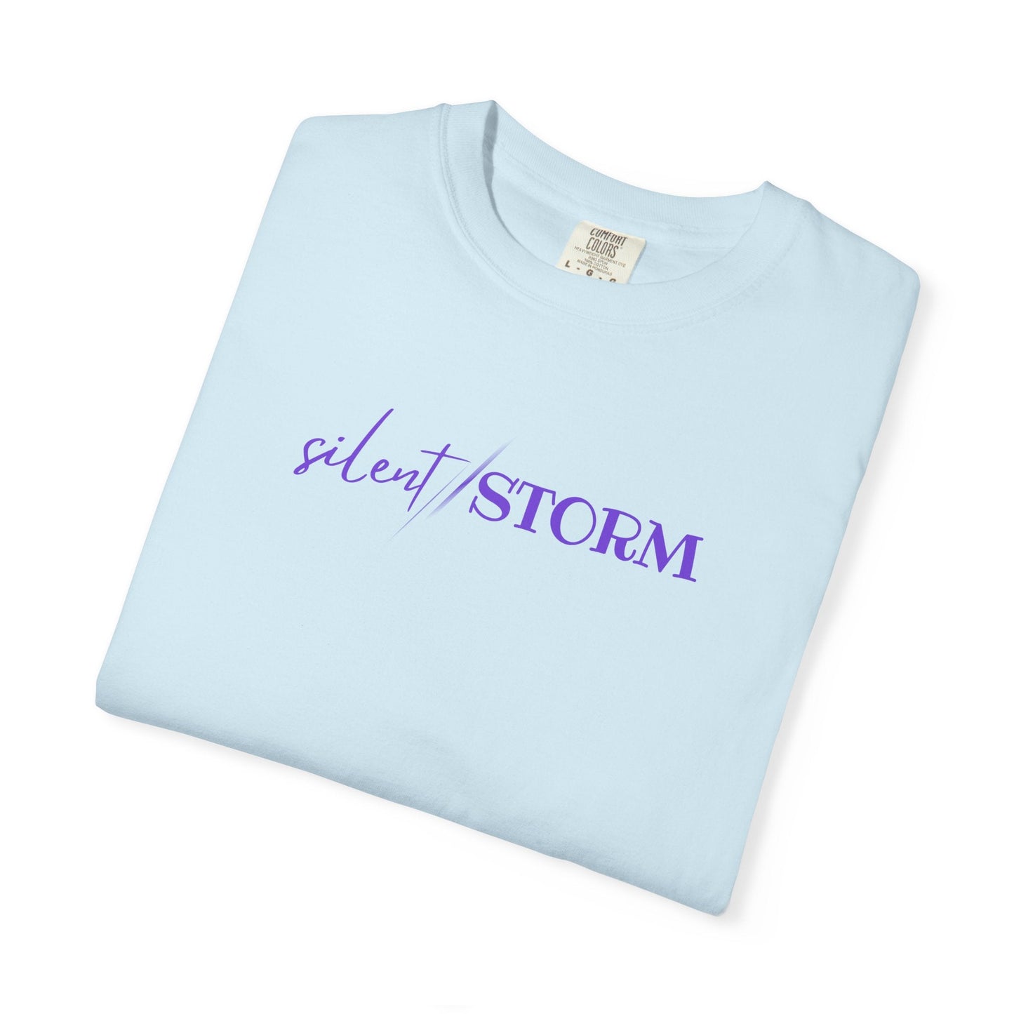 Silent Storm Unisex T-Shirt – Epilepsy Awareness Purple Statement Tee