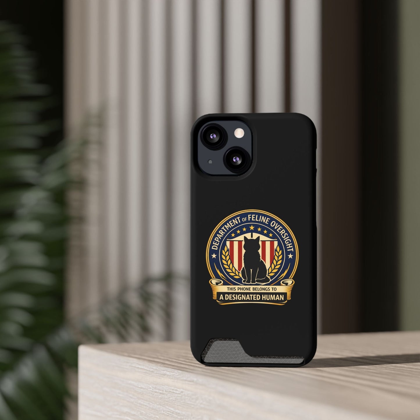 Department of Feline Oversight MagSafe iPhone Case — Designated Human Edition