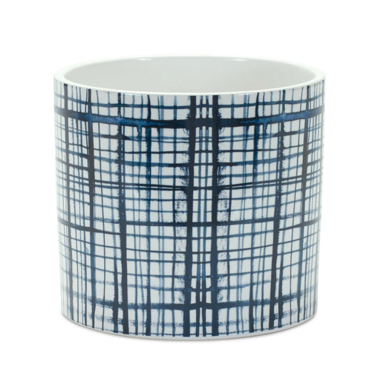 Criss Cross Pattern Planter (Set of 2)