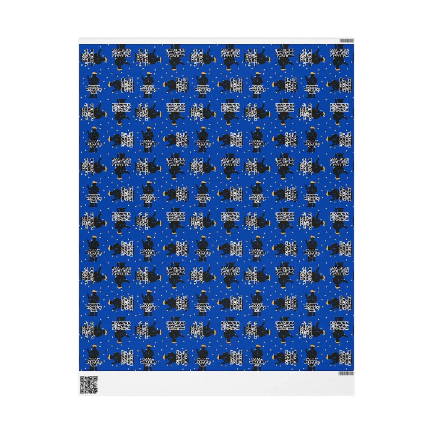 “Greatest Present, Believe Me” Political Parody Wrapping Paper