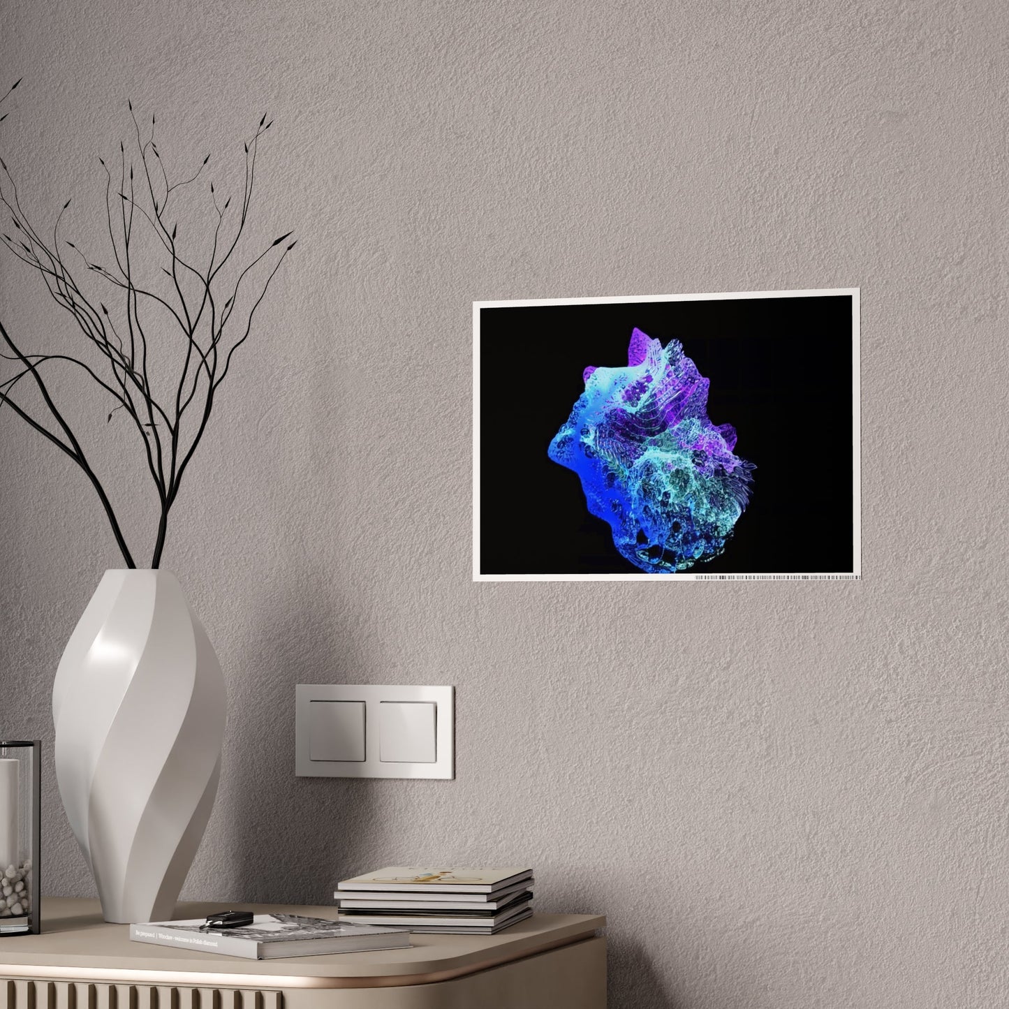 particle drop [gravity reversal] art print i