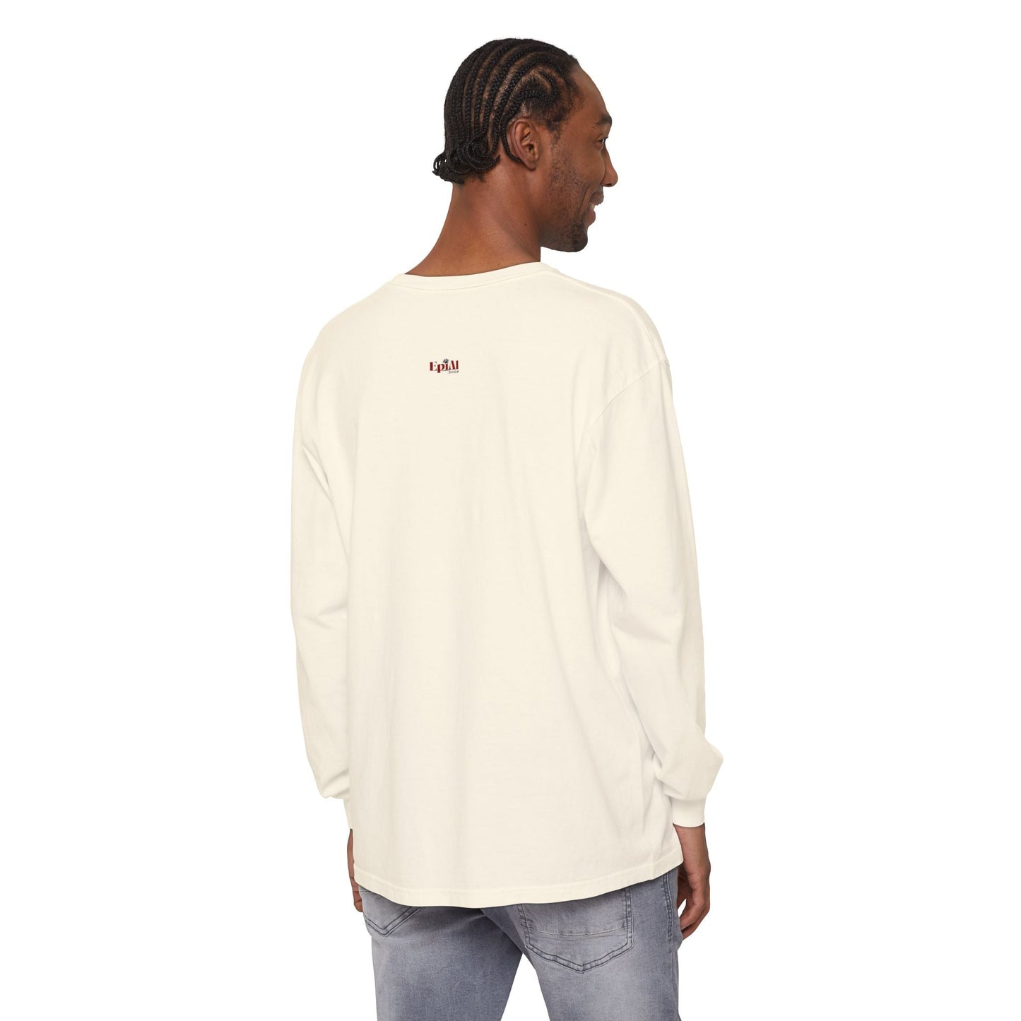 Happy Halloween Cat Long Sleeve Tee for Festive Cat Lovers