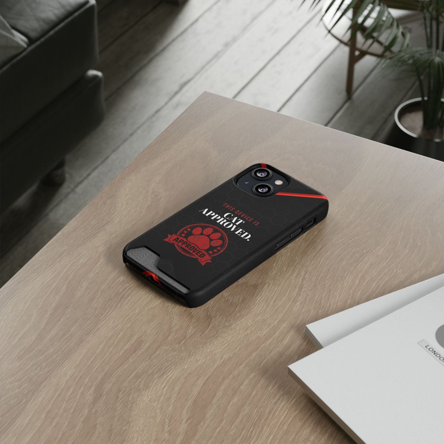 Cat Approved iPhone Case — Official Stamp Edition