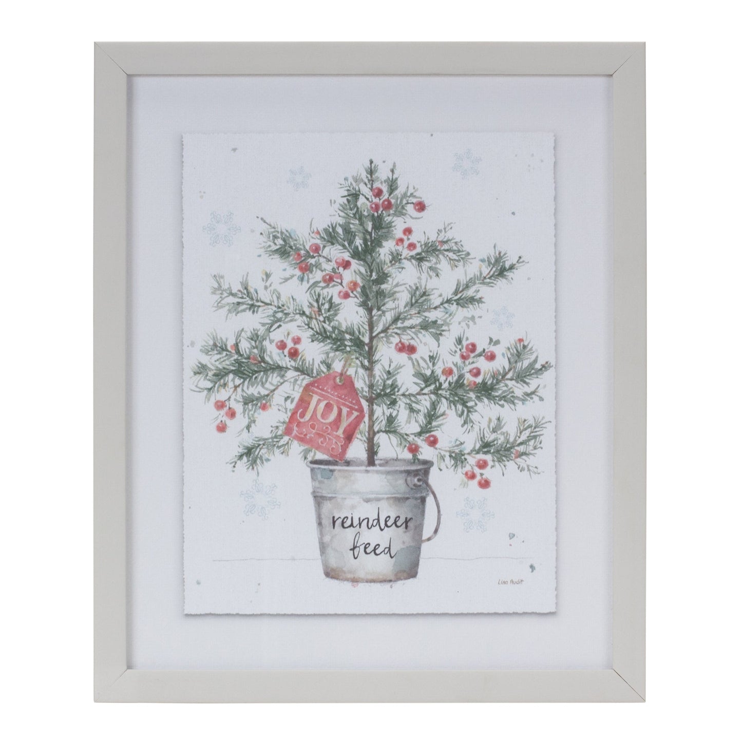 Potted Pine Tree Wall Art (Set of 2)