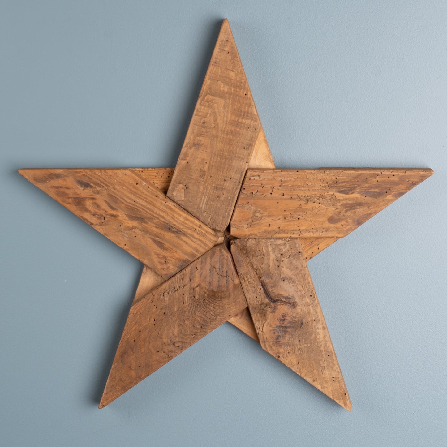 Pine Wood Star Decor (Set of 2)