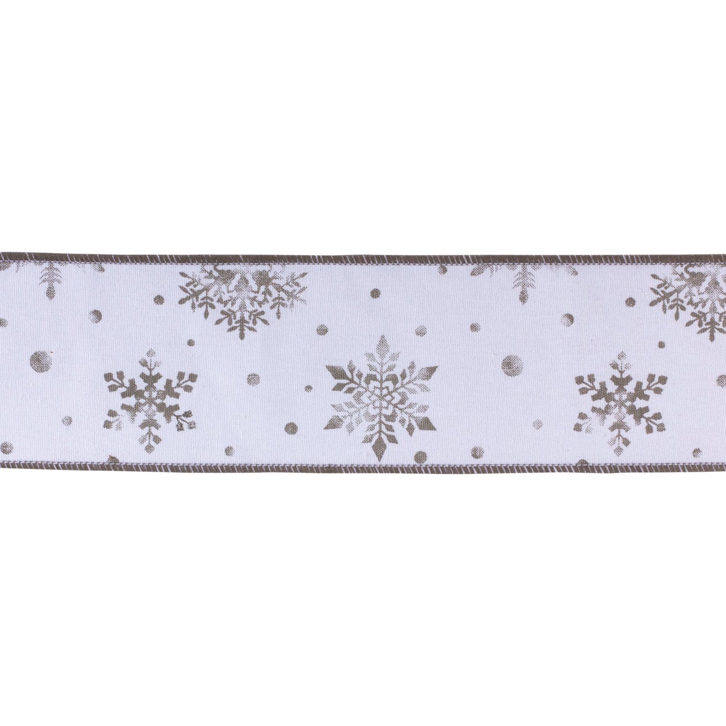 Wired Cotton Ribbon 4" x 10 yds. (Set of 2)