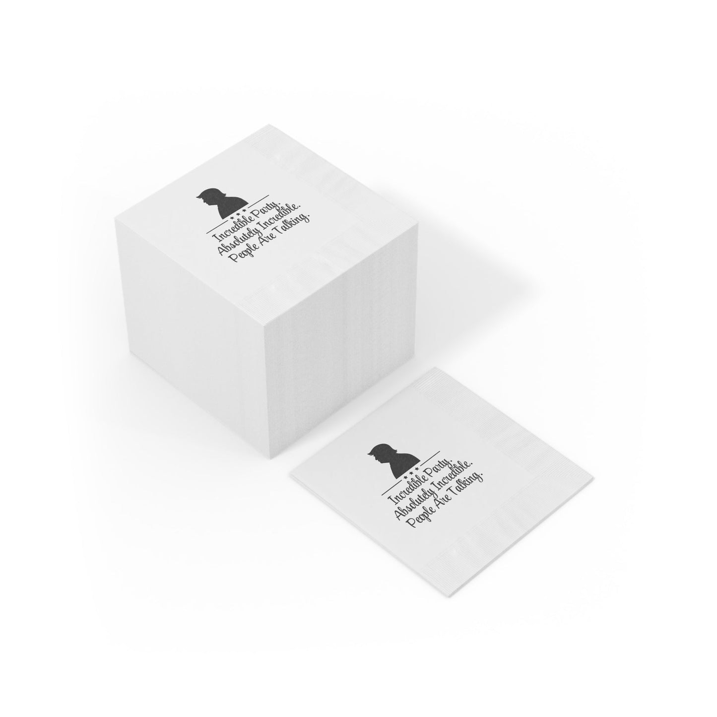 Incredible Party. Absolutely Incredible. Parody Party Napkins
