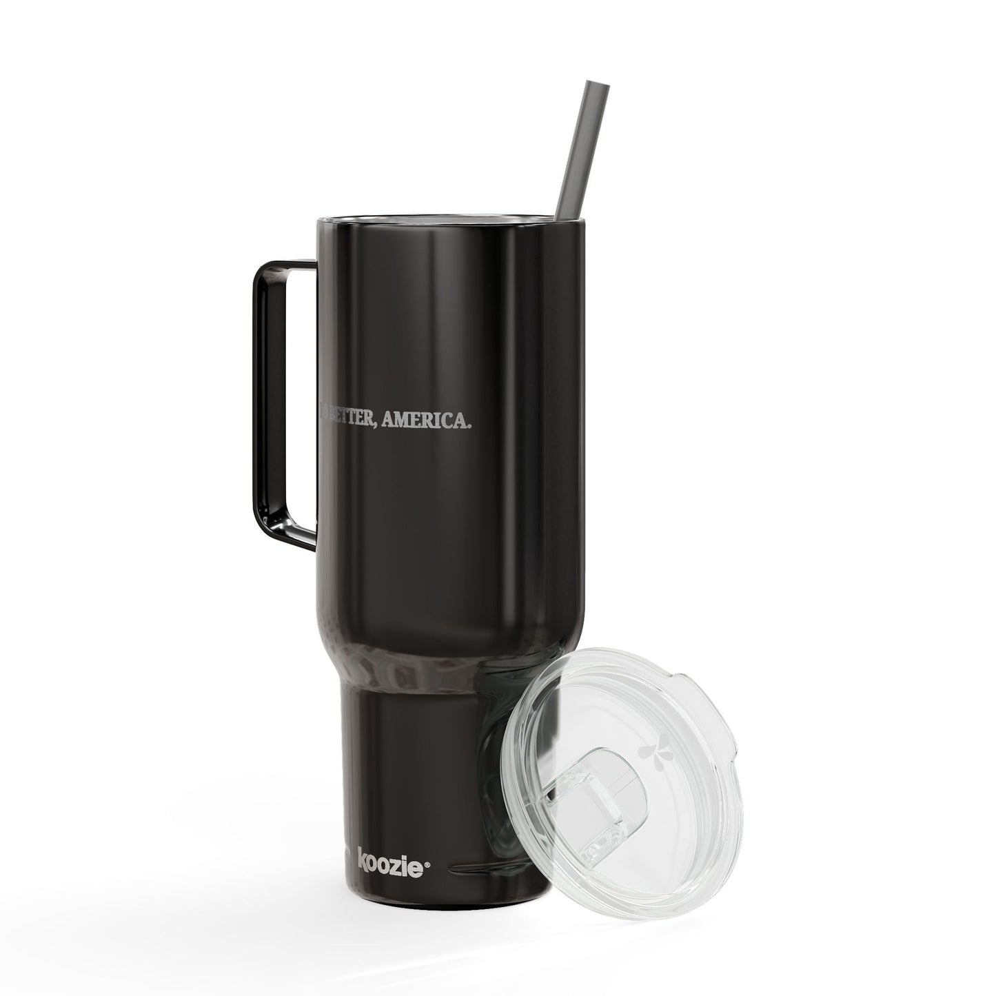 Do Better, America 40oz Insulated Tumbler – Engraved Travel Mug with Handle