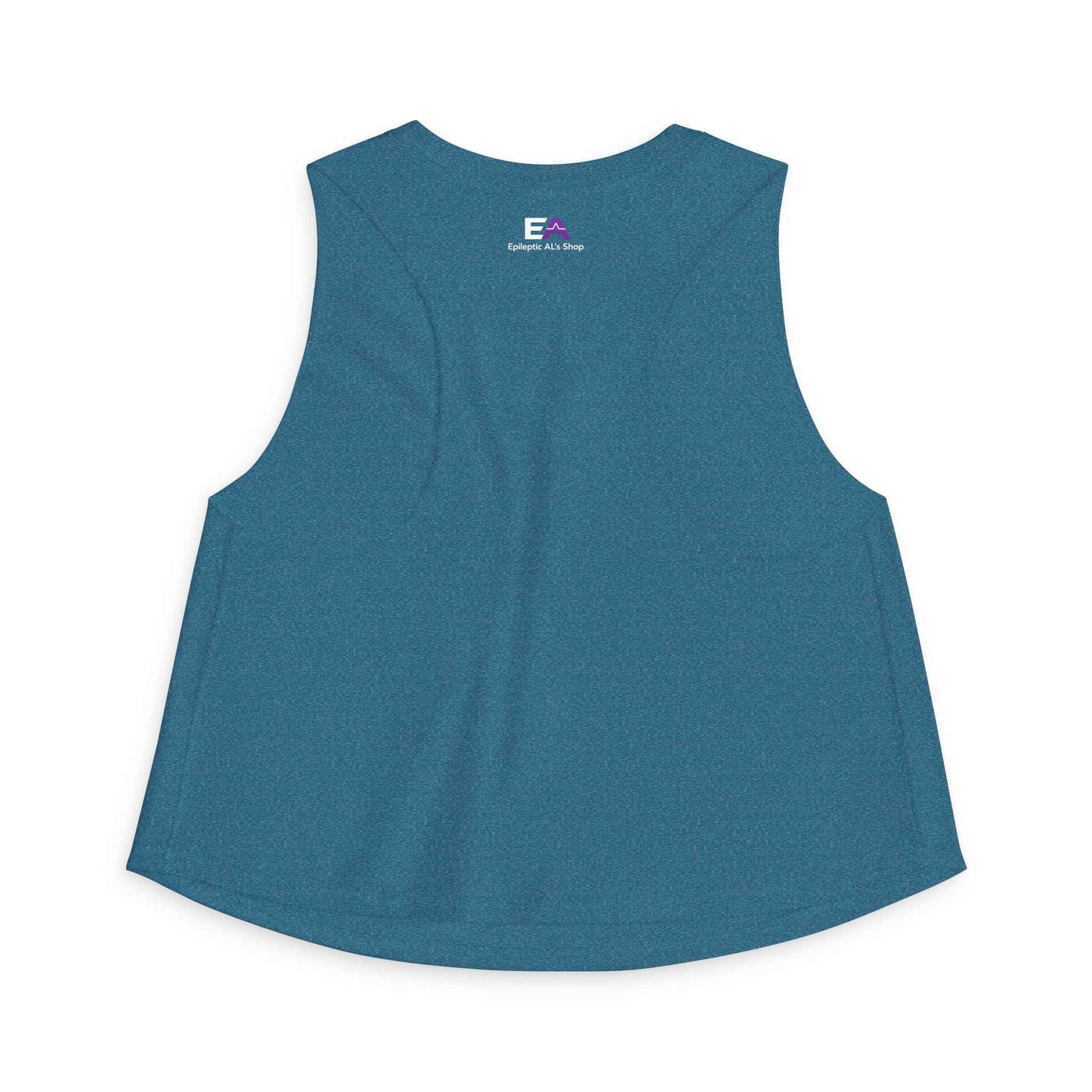Stable Instability Epilepsy Awareness Crop Tank – Purple Ribbon Minimalist Crop Top