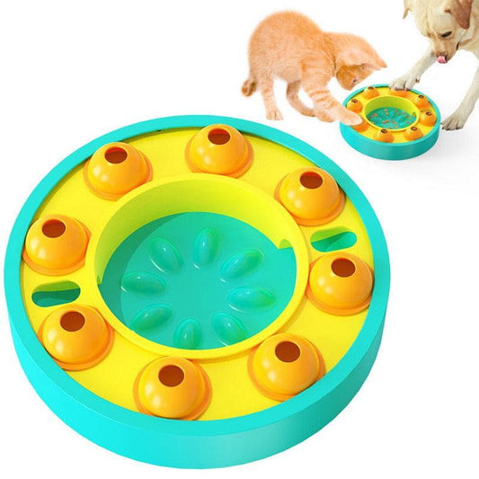 Dog Pets Puzzle Toys Slow Feeder Interactive Increase Puppy IQ Food Dispenser Slowly Eating NonSlip Bowl Pet Dogs Training Game Pet Supplies