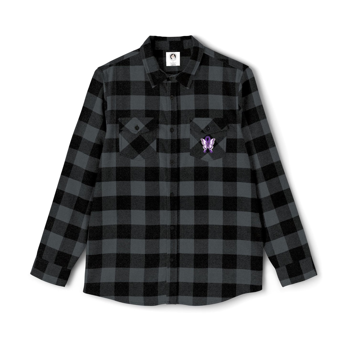 Epilepsy Butterfly Unisex Flannel Shirt