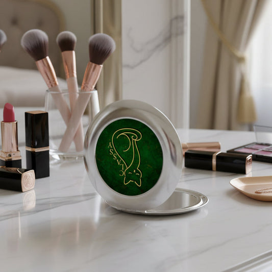 Classy Cat One-Line Compact Mirror