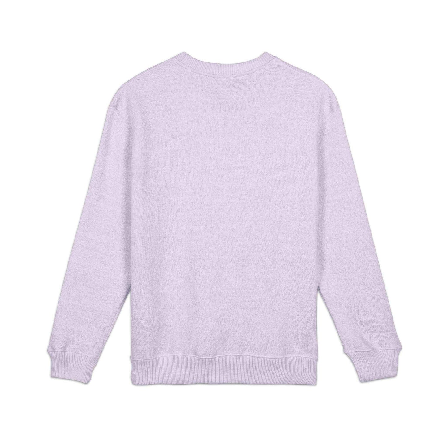“Awareness Never Goes Out of Style” Embroidered Crewneck – Light Purple