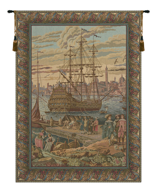 The Galleon I Italian Tapestry