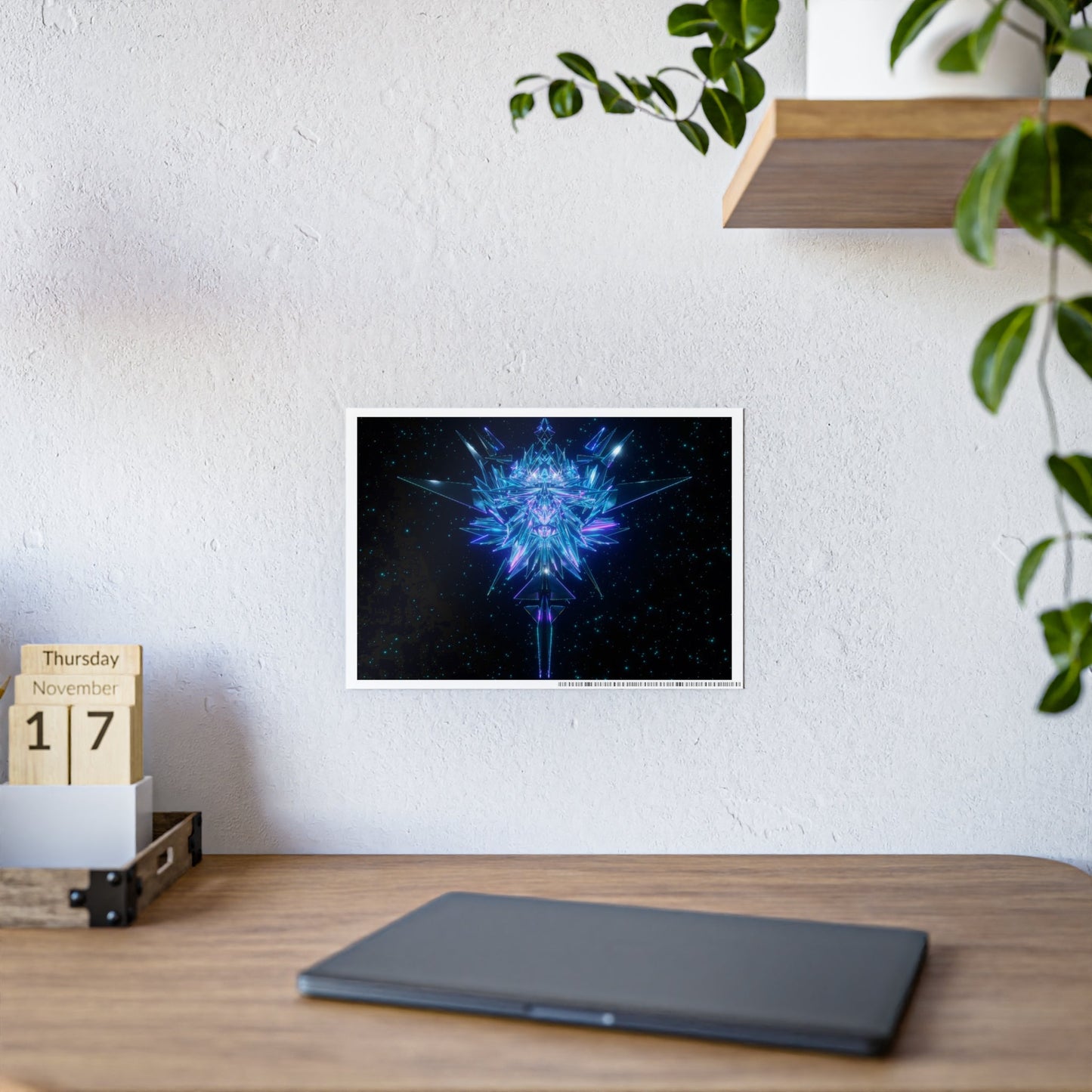 astral tree [spectrum glitch sequence] art print