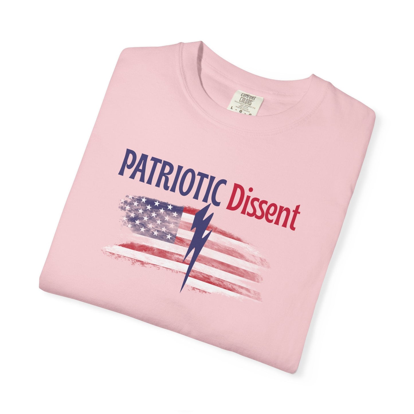Patriotic Dissent Unisex T-Shirt – American Flag Statement Tee