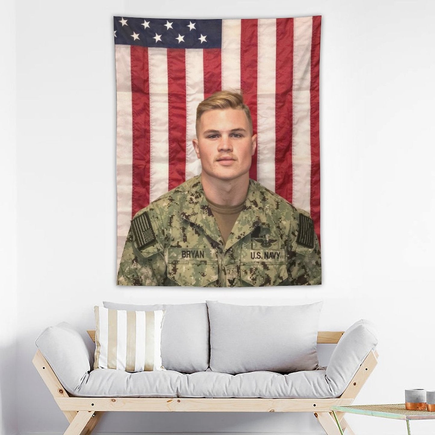 Zach Singer Bryan American Uniform Tapestry