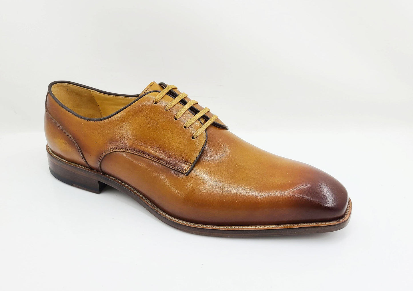 Carrucci Derby Calfskin - Cognac