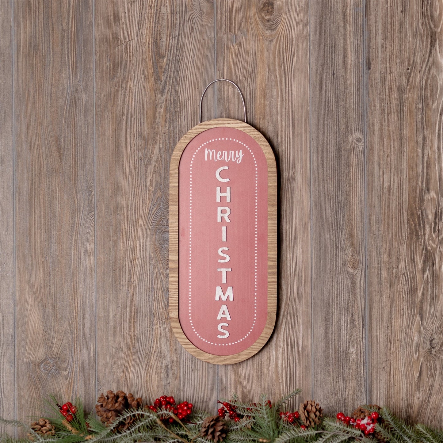 Merry Christmas Wall Sign 21"H