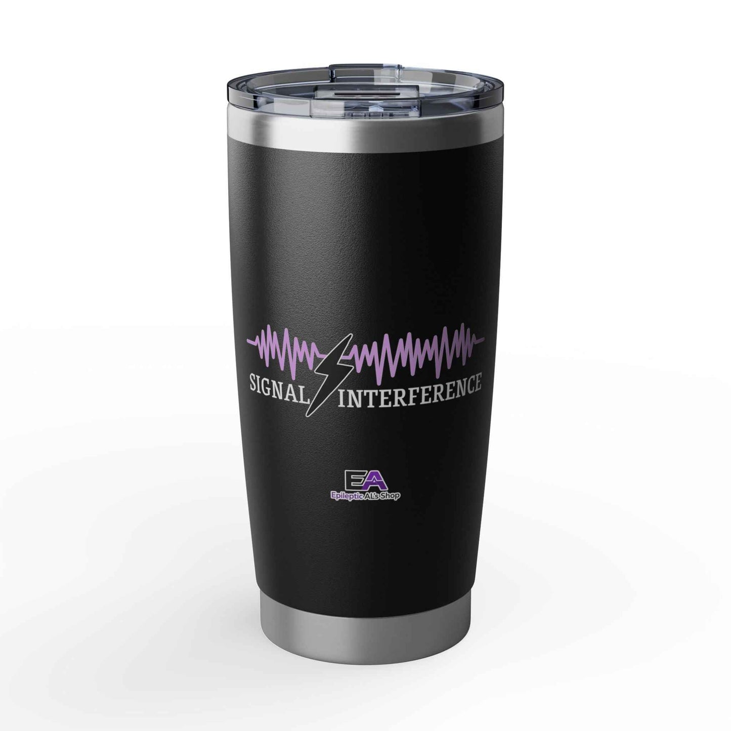 Signal Interference 20oz Tumbler — Steady, Even When It’s Not