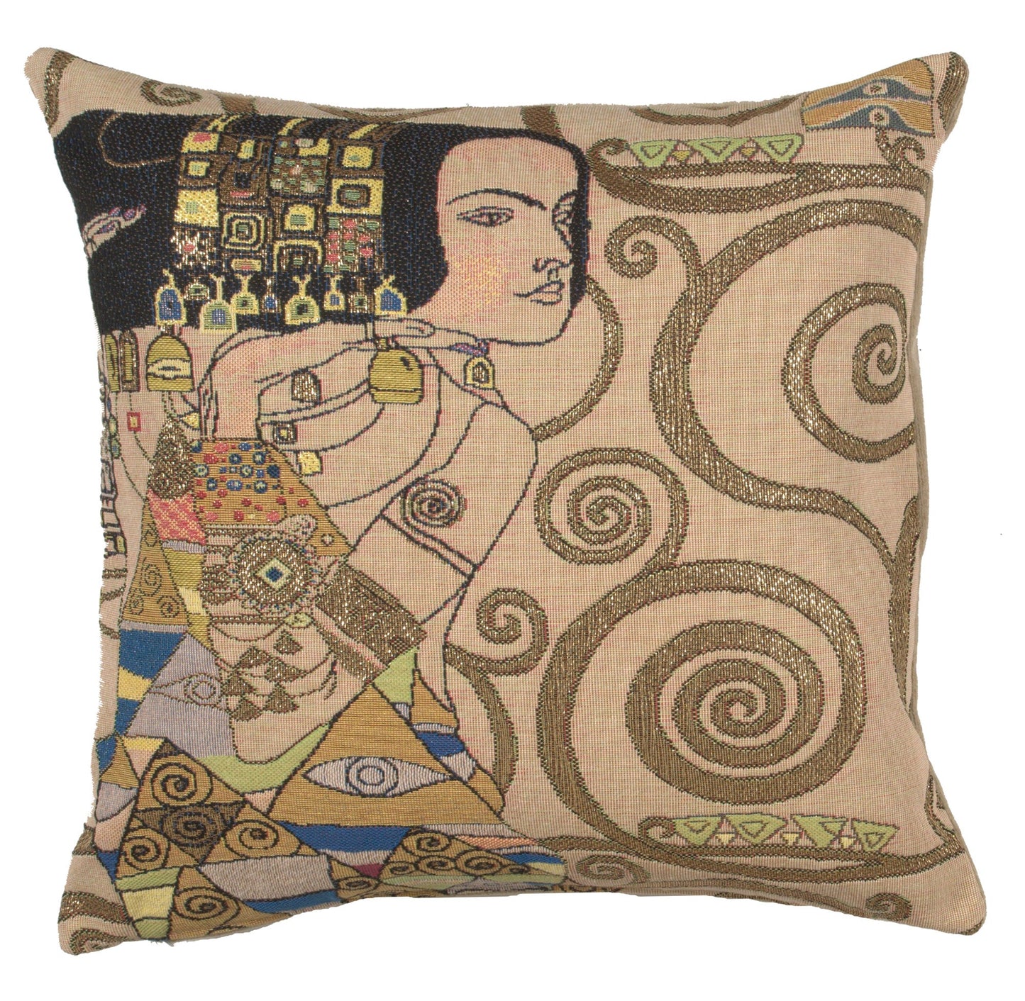 L'Attente - Klimt Jour French Cushion