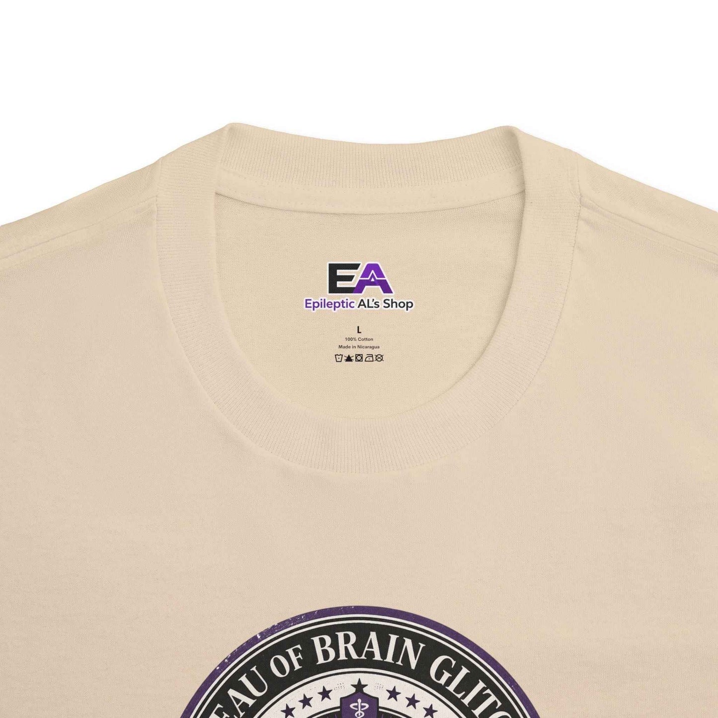 Bureau of Brain Glitches Tee – Power Surges Likely – Epilepsy Awareness Shirt