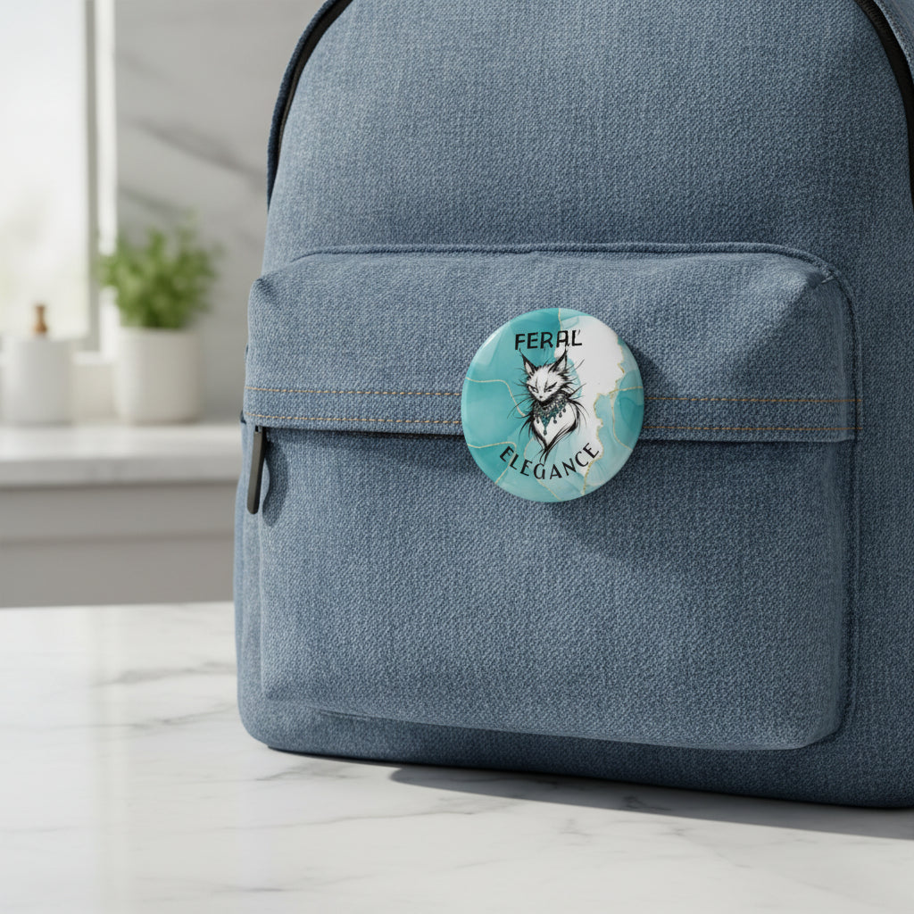 Feral Elegance Pinback Button