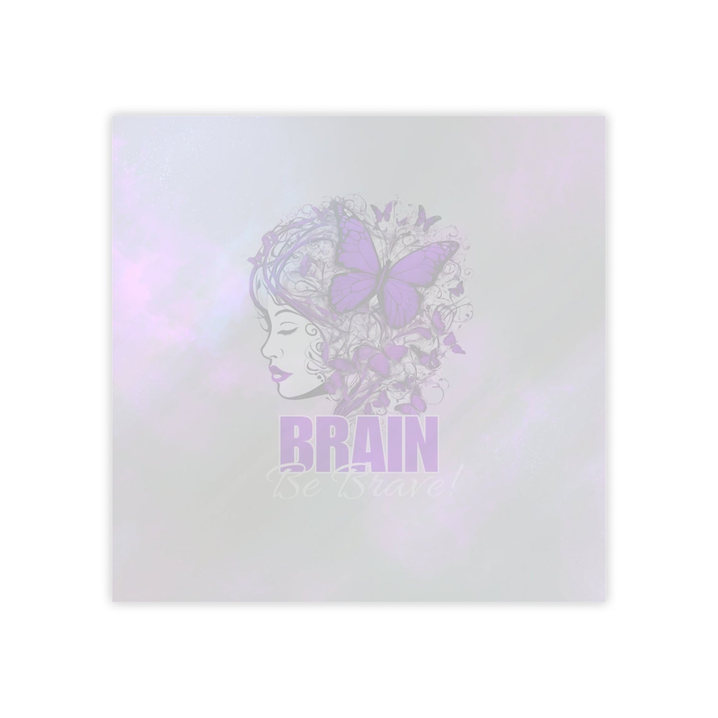 Brain, Be Brave — Epilepsy Awareness Sticky Notes