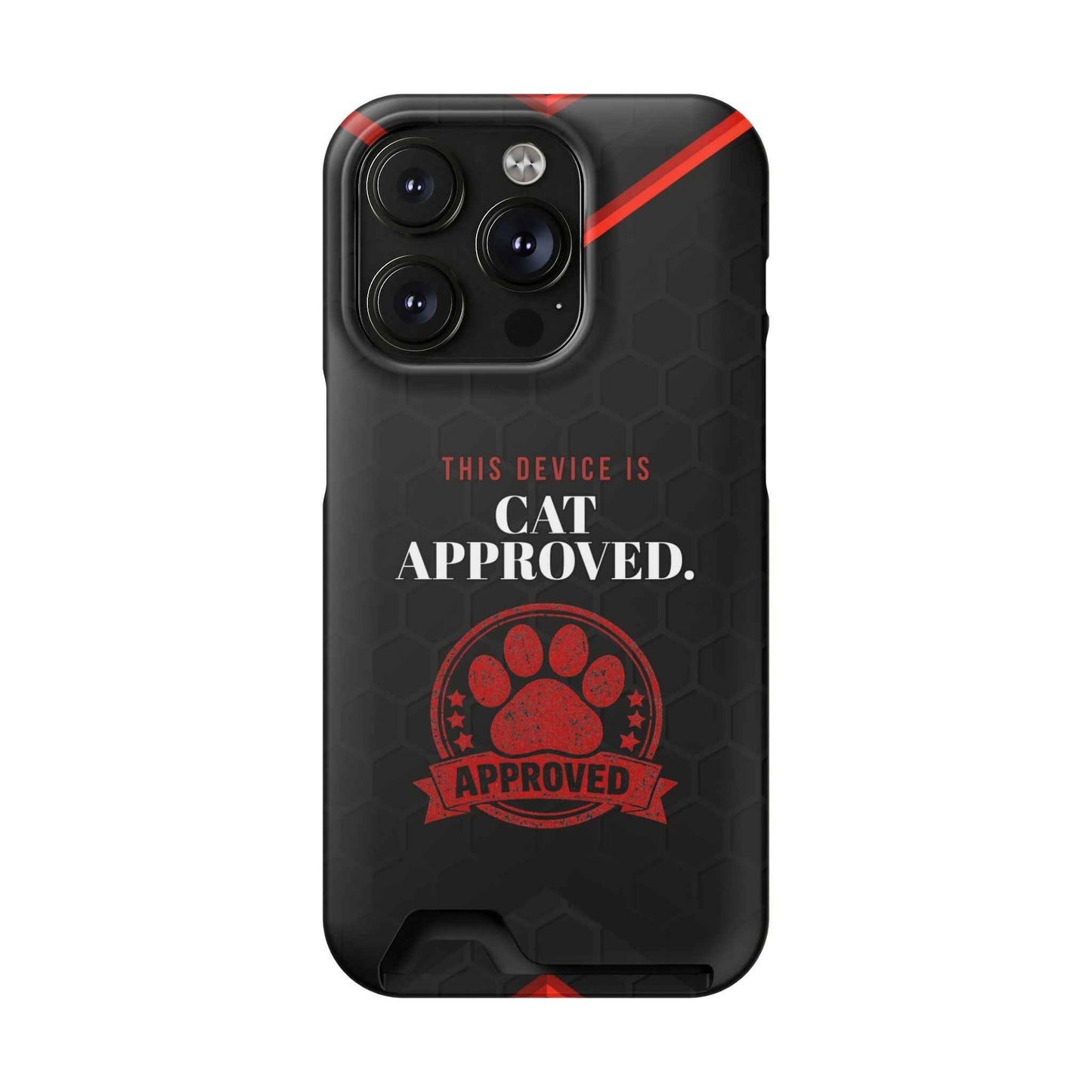 Cat Approved iPhone Case — Official Stamp Edition