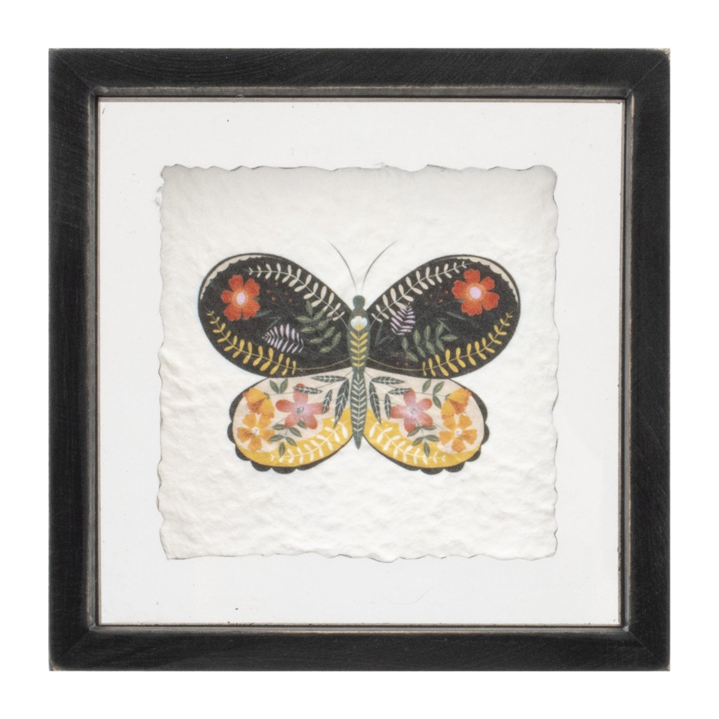 Framed Butterfly Block (Set of 2)
