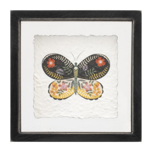 Framed Butterfly Block (Set of 2)