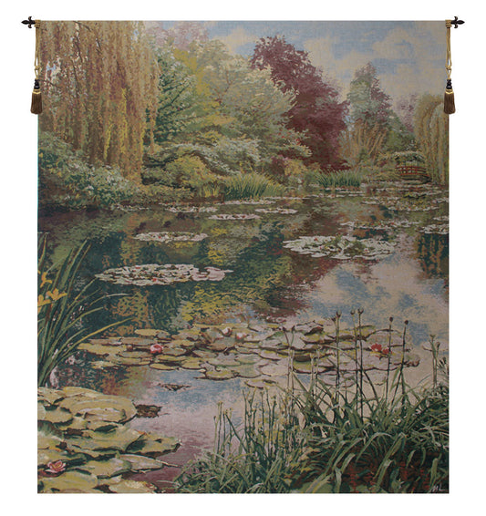 Monet's Garden without Border Belgian Tapestry Wall Art