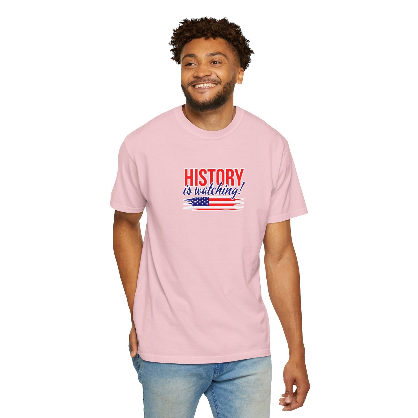 History Is Watching Patriotic Statement T-Shirt