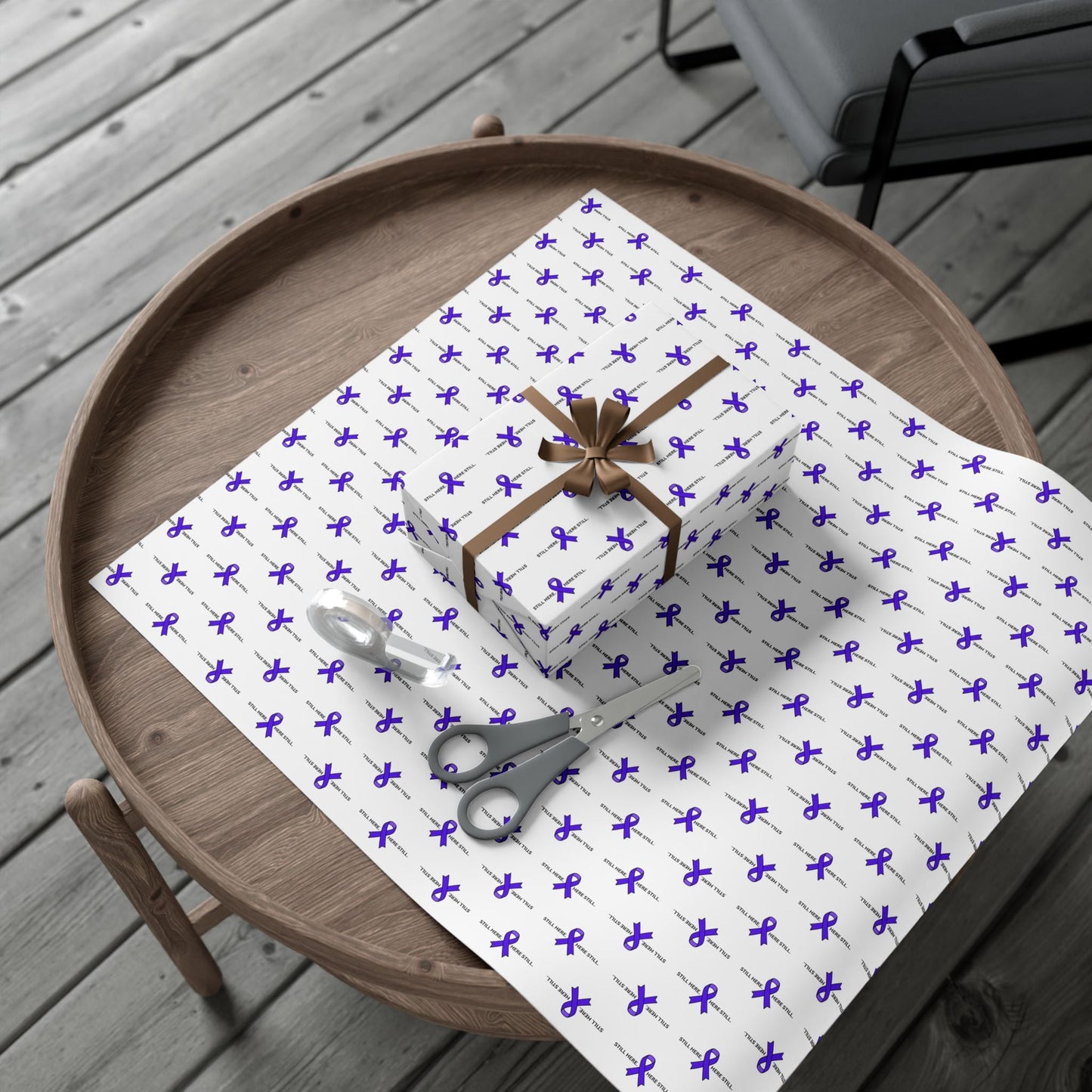Still Here. Here Still. Gift Wrap Paper (Epilepsy Awareness)