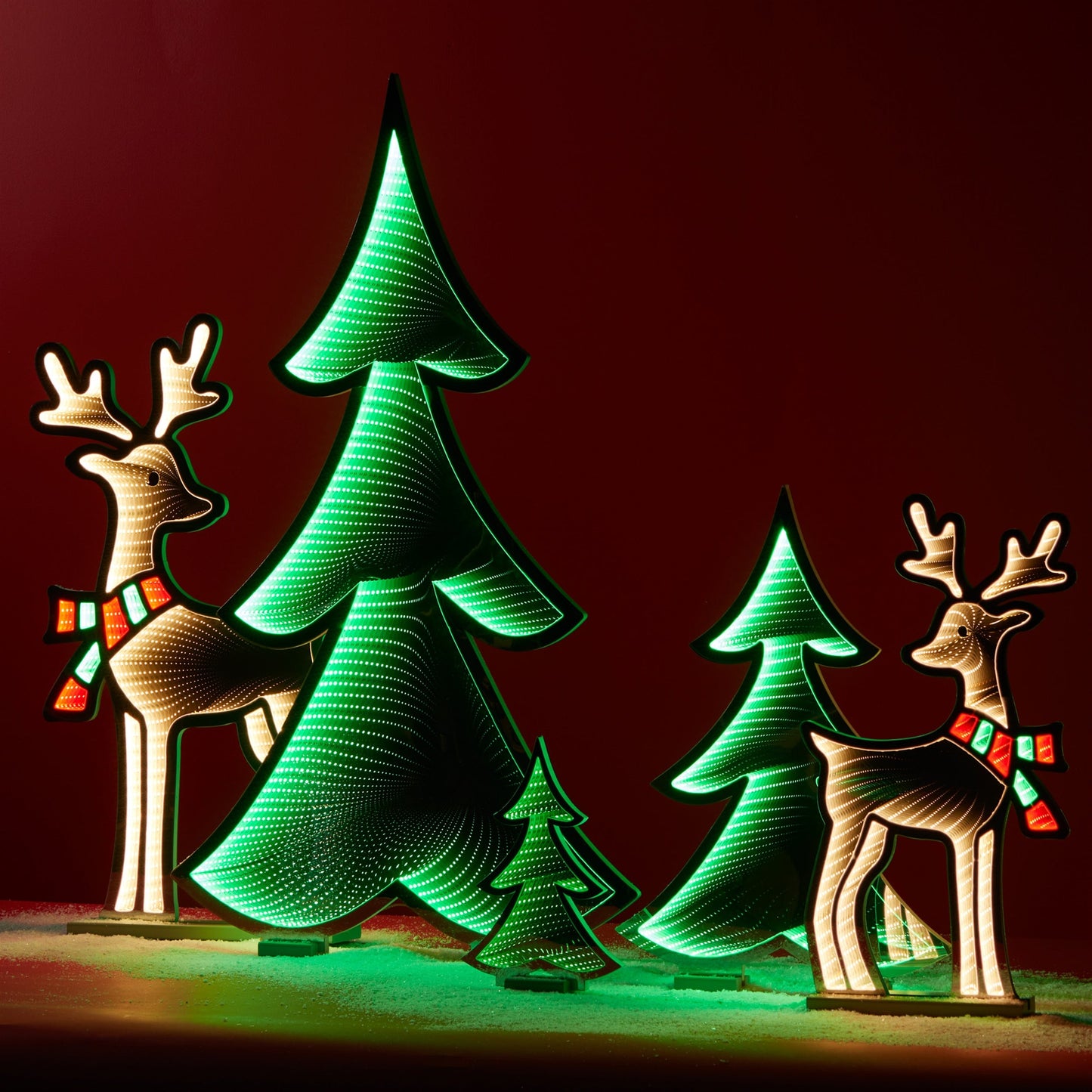 Green Pine Tree Ekkolight 23.5"H