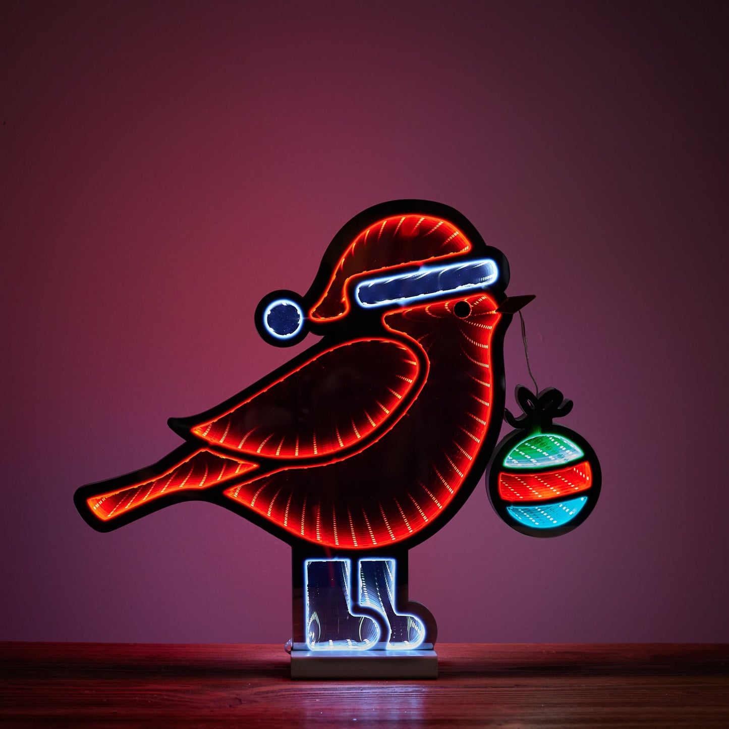 Holiday Cardinal Bird Ekkolight 15.75"H
