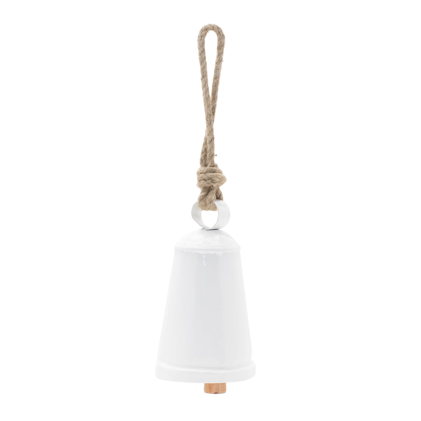 Rustic Metal Bell Ornament (Set of 8)