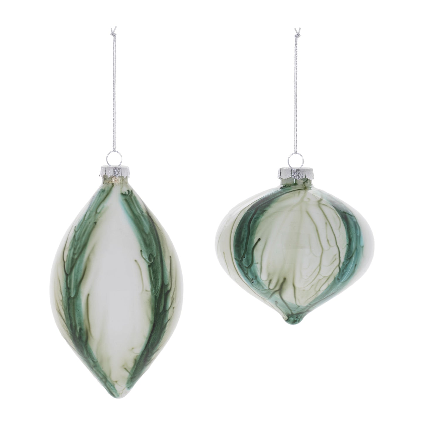 Glass Ornament Set of 6