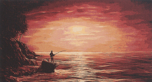 To Catch a Fish Stretched Wall Tapestry