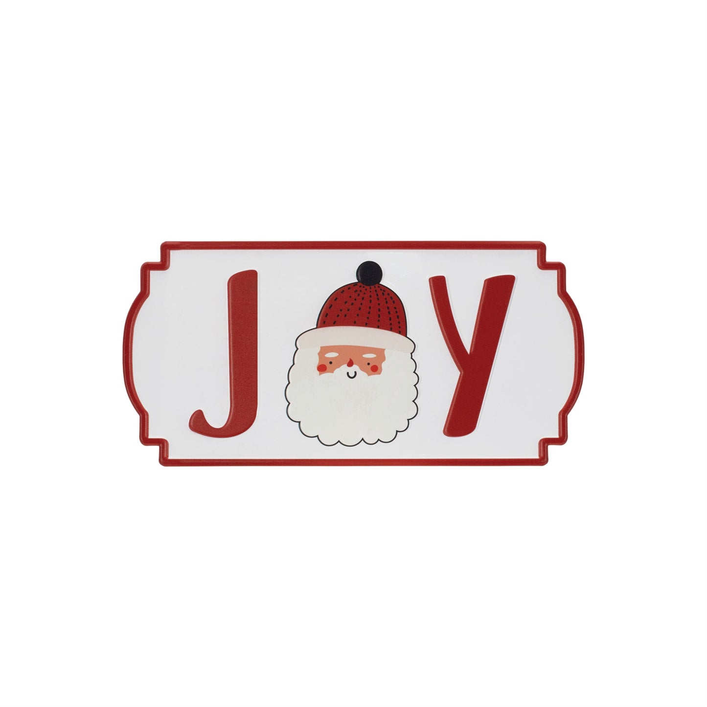 Metal Holiday Sentiment Plaque (Set of 3)