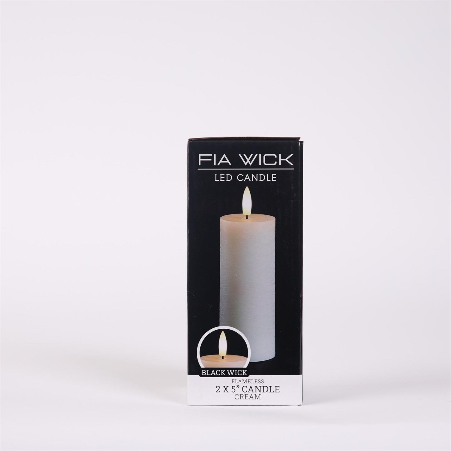 FIA Wick Ivory Pillar Candle (Set of 4)