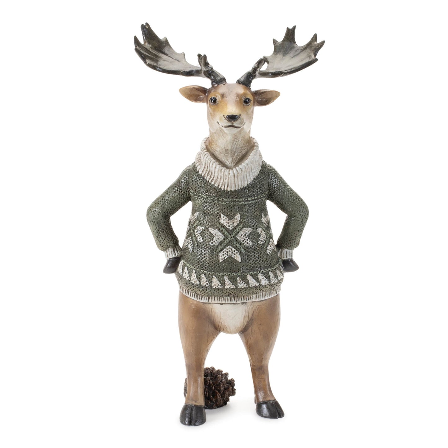 Winter Animal with Sweater Figurine (Set of 3)