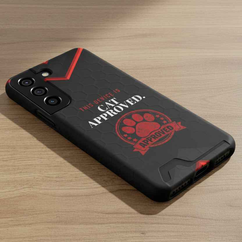 Cat Approved iPhone Case — Official Stamp Edition