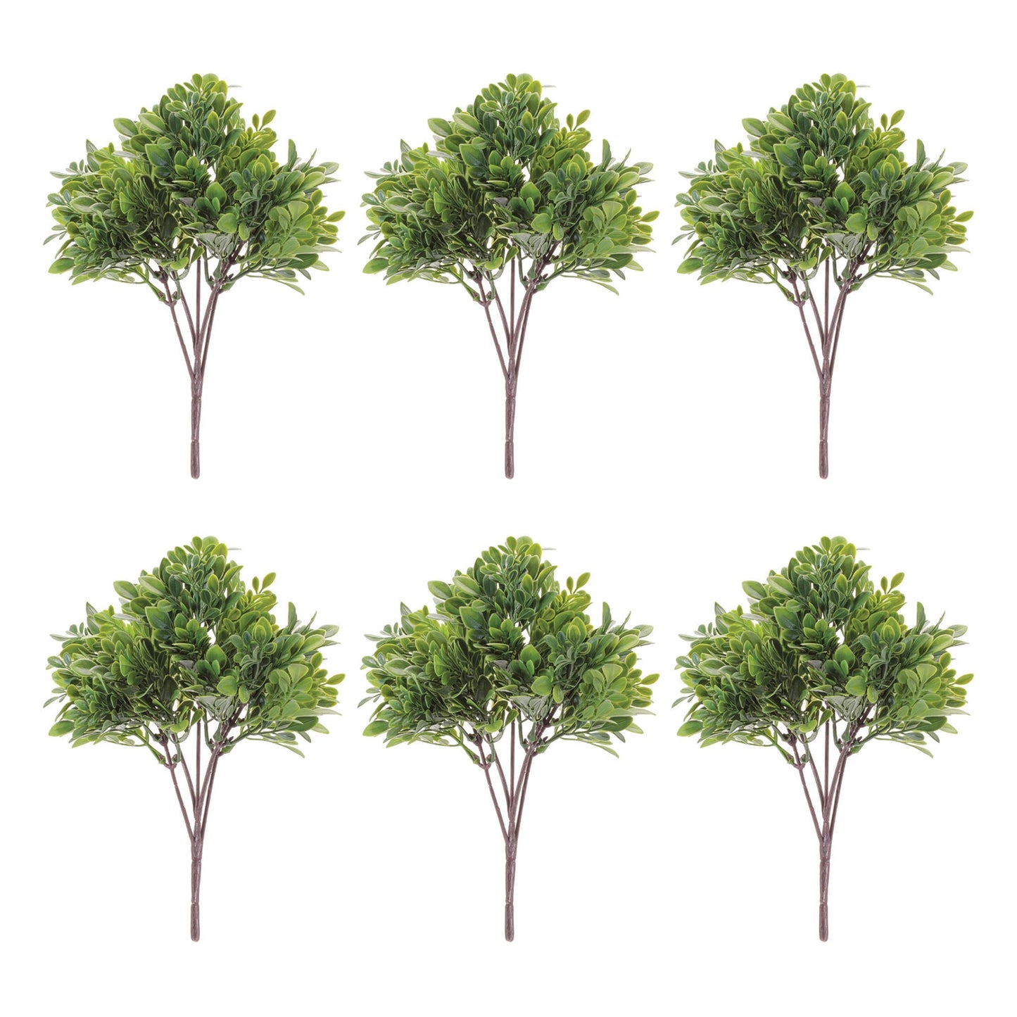 Boxwood Foliage Bush (Set of 6)