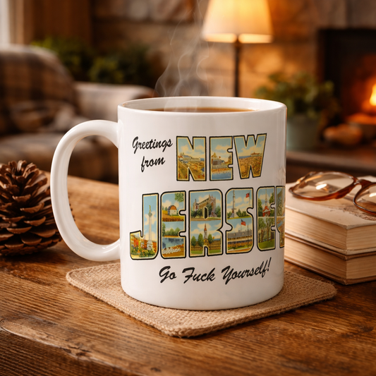 Greetings from New Jersey Mug