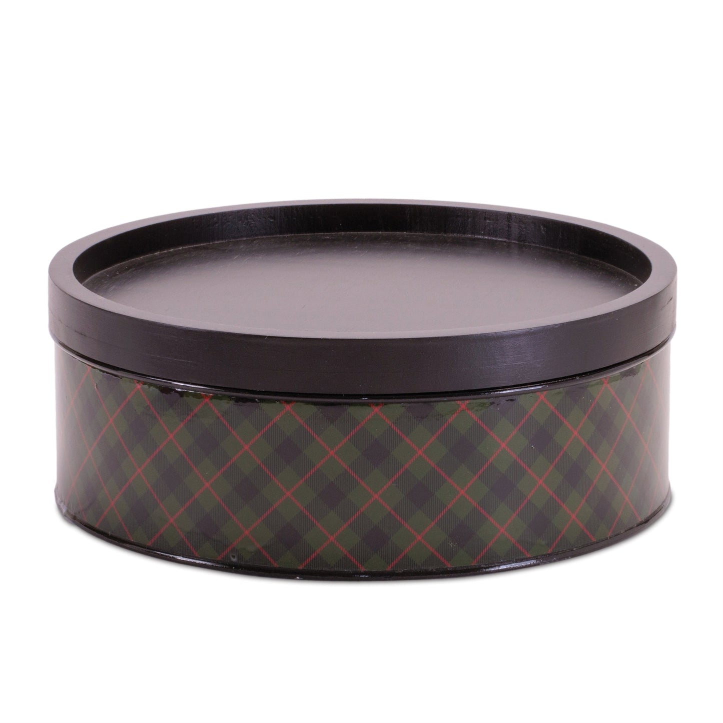 Plaid Iron Canister (Set of 2)