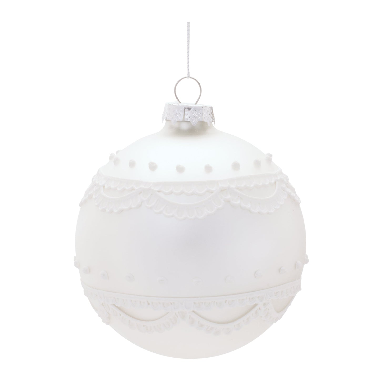 Round Glass Ornament Set of 6